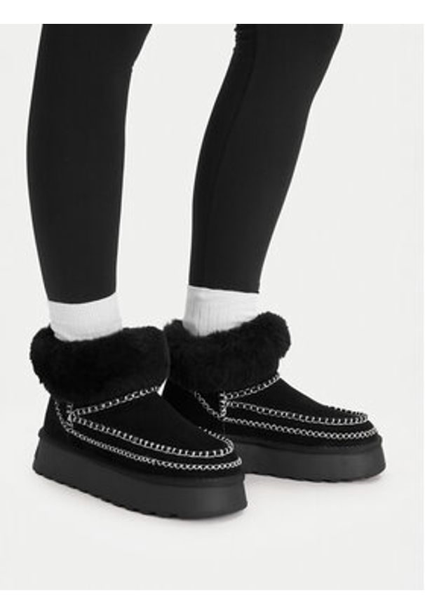Badura Śniegowce C-IZI-TS6294-01 Czarny. Kolor: czarny. Materiał: zamsz, skóra