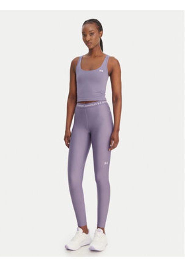Under Armour Top Motion 6007656 Fioletowy Slim Fit. Kolor: fioletowy. Materiał: syntetyk