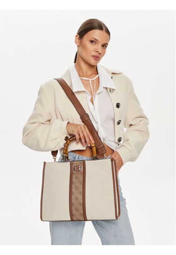 Guess Torebka Kerima (Ag) HWAG93 37220 Écru