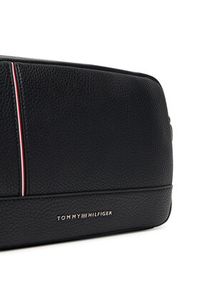 TOMMY HILFIGER - Tommy Hilfiger Saszetka Th Central Ew Reporter AM0AM13635 Czarny. Kolor: czarny. Materiał: skóra