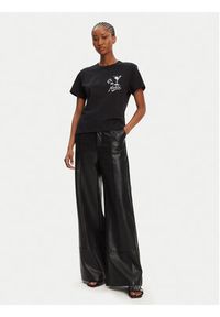 Hugo - HUGO T-Shirt Destrel_2 50544897 Czarny Loose Fit. Kolor: czarny. Materiał: bawełna