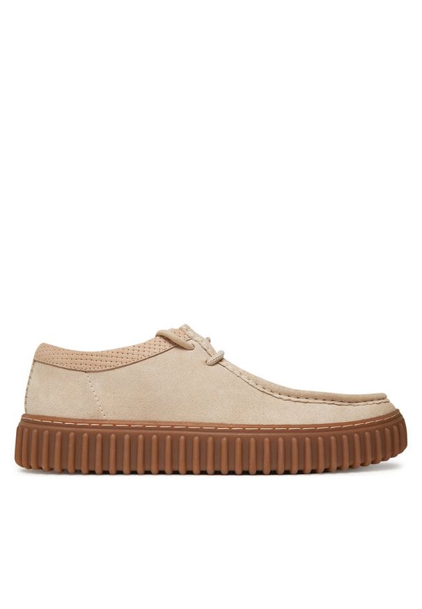 Półbuty Clarks. Kolor: kremowy