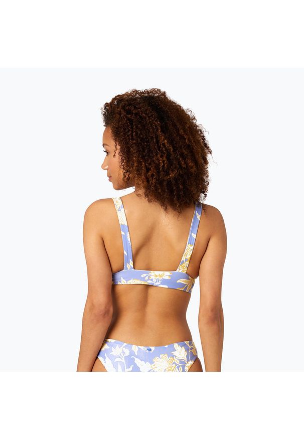 Góra od stroju kąpielowego Rip Curl Ocean Together Halter Revo 70. Kolor: niebieski