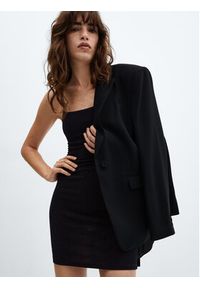 mango - Mango Sukienka koktajlowa Xlima 57059103 Granatowy Slim Fit. Kolor: niebieski. Materiał: syntetyk. Styl: wizytowy #5