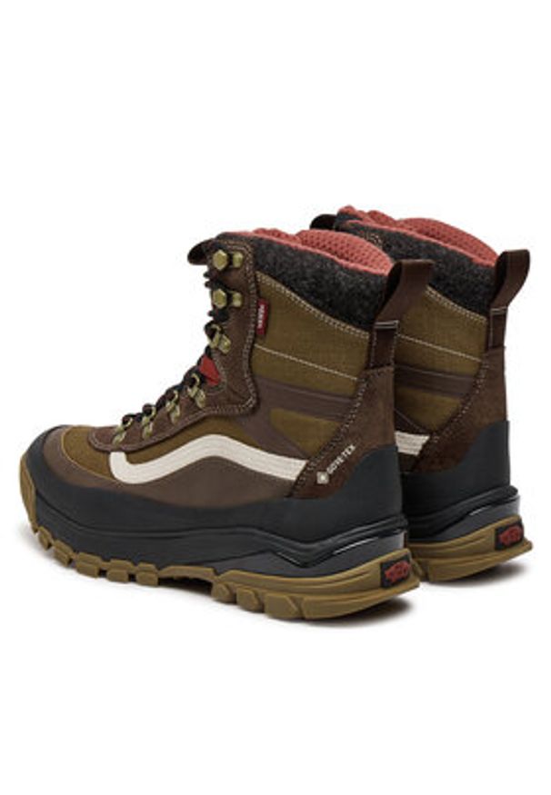 Vans Śniegowce Snow Kicker Gore-Tex MTE VN000D28B7G1 Brązowy. Kolor: brązowy. Materiał: zamsz, skóra