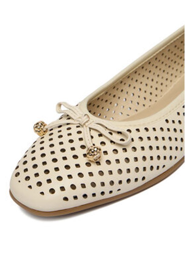 Lasocki Baleriny CEO-RST-ROMI-80 Beżowy. Kolor: beżowy. Materiał: skóra