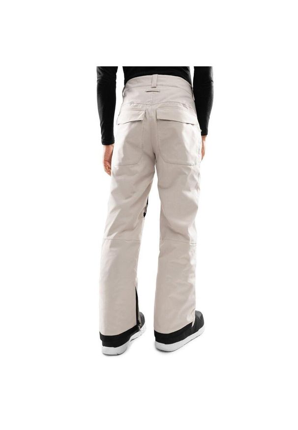 SIROKO - Spodnie snowboardowe premium męskie Ultimate Champery. Kolor: beżowy. Technologia: Primaloft. Sezon: zima. Sport: snowboard