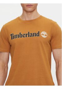 Timberland T-Shirt TB0A5UPQ Beżowy Regular Fit. Kolor: beżowy. Materiał: bawełna #9