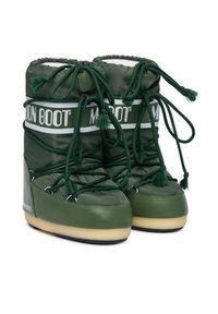 Moon Boot Śniegowce Mb Icon Nylon 80D1400440 S Zielony. Kolor: zielony. Materiał: skóra