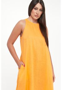 Ecoalf - Sukienka lniana Ukara ECOALF. Materiał: len #3