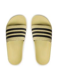 Adidas - adidas Klapki adilette Slides HP6510 Żółty. Kolor: żółty