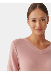 Tatuum Sweter Fokia T2404.091 Różowy Regular Fit. Kolor: różowy. Materiał: wiskoza