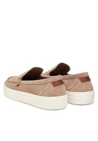 TOMMY HILFIGER - Tommy Hilfiger Półbuty Modern Light Hybrid Suede Loafer FM0FM05354 Brązowy. Kolor: brązowy. Materiał: skóra, zamsz