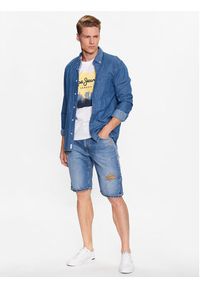 Pepe Jeans Szorty jeansowe Callen Short Rainbow PM801021 Niebieski Relaxed Fit. Kolor: niebieski #5
