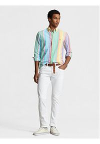 Polo Ralph Lauren Koszula 710937995001 Kolorowy Slim Fit. Typ kołnierza: polo. Materiał: bawełna. Wzór: kolorowy #3
