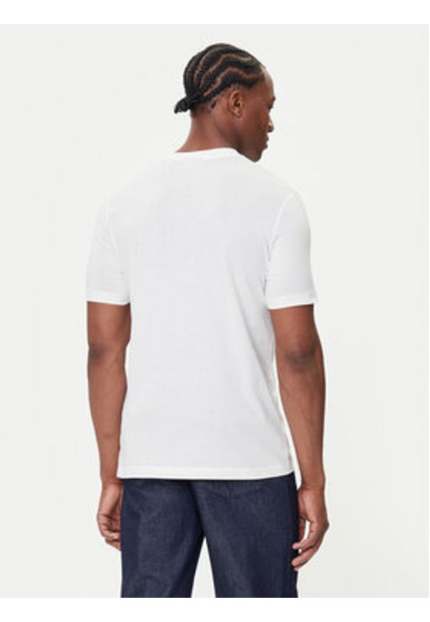 Hugo - HUGO T-Shirt Dulivio 50542737 Écru Regular Fit. Materiał: bawełna