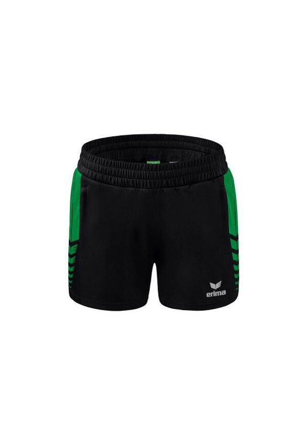 ERIMA - Szorty damskie Erima Worker Six Wings. Kolor: czarny, zielony, wielokolorowy. Sport: fitness