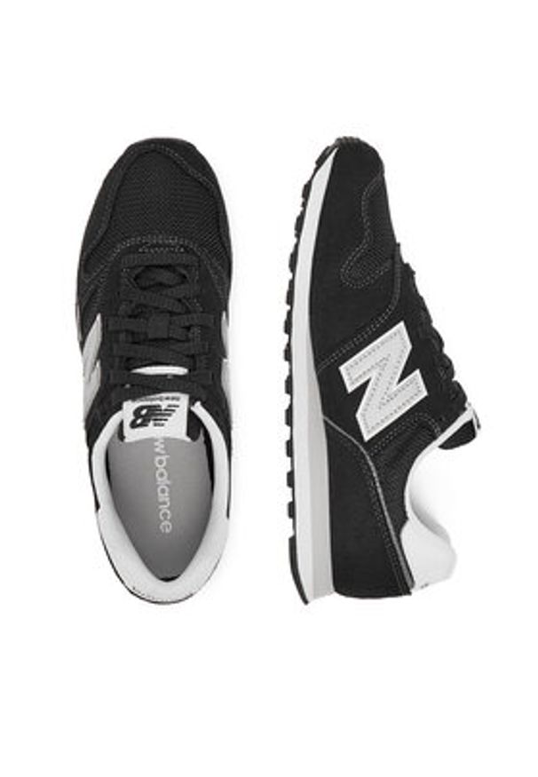 New Balance Sneakersy ML373KB2 Czarny. Kolor: czarny. Materiał: zamsz, skóra. Model: New Balance 373