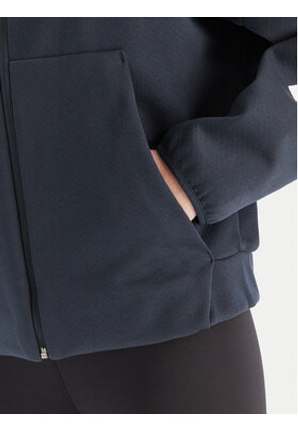 Adidas - adidas Bluza Z.N.E. JW5320 Granatowy Loose Fit. Kolor: niebieski. Materiał: bawełna, syntetyk