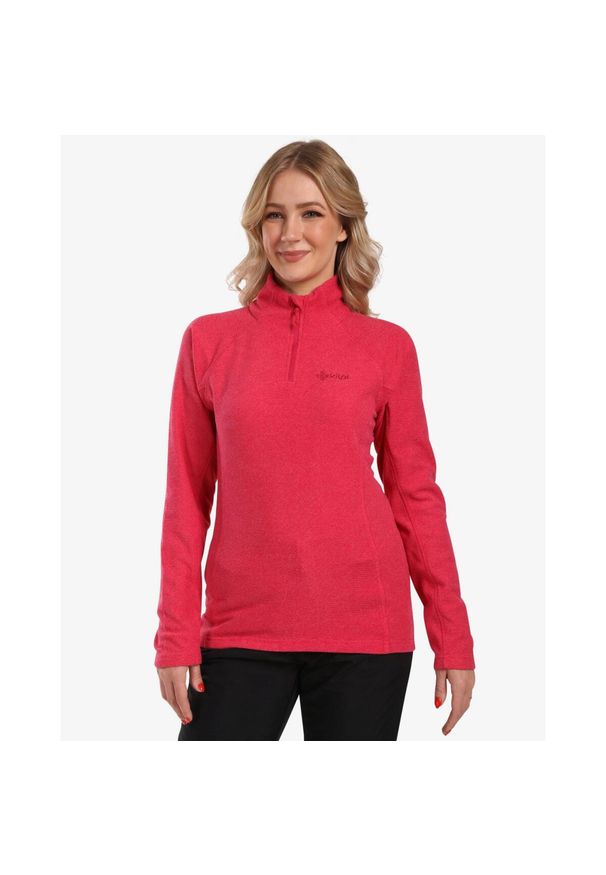 Damska polarowa warstwa środkowa Kilpi ALMERI-W. Kolor: różowy. Materiał: polar. Sezon: zima. Sport: narciarstwo