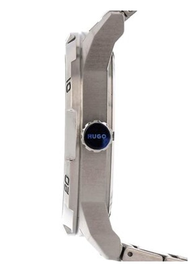 Hugo Zegarek Grip 1530276 Srebrny. Kolor: srebrny
