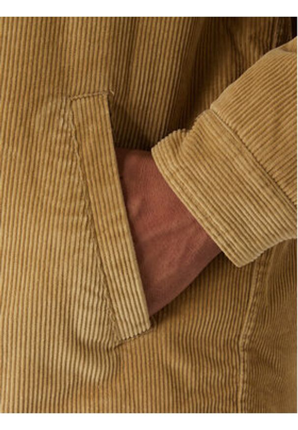 Quiksilver Kurtka przejściowa Dna Sherpa Harrington EQYJK04201 Beżowy Regular Fit. Kolor: beżowy. Materiał: bawełna