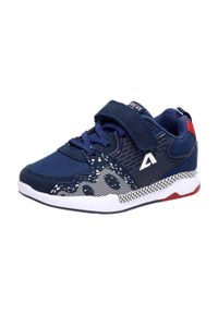 American Club - Sportowe buty dziecięce AMERICAN BS09/21 NV. Kolor: niebieski. Materiał: skóra
