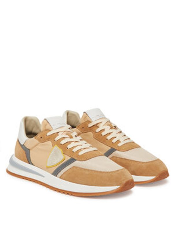 Philippe Model Sneakersy A009576 TYLU W060 Beżowy. Kolor: beżowy. Materiał: materiał