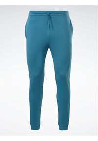Reebok Spodnie dresowe Reebok Identity French Terry Joggers H49680 Niebieski Regular Fit. Kolor: niebieski. Materiał: bawełna #3
