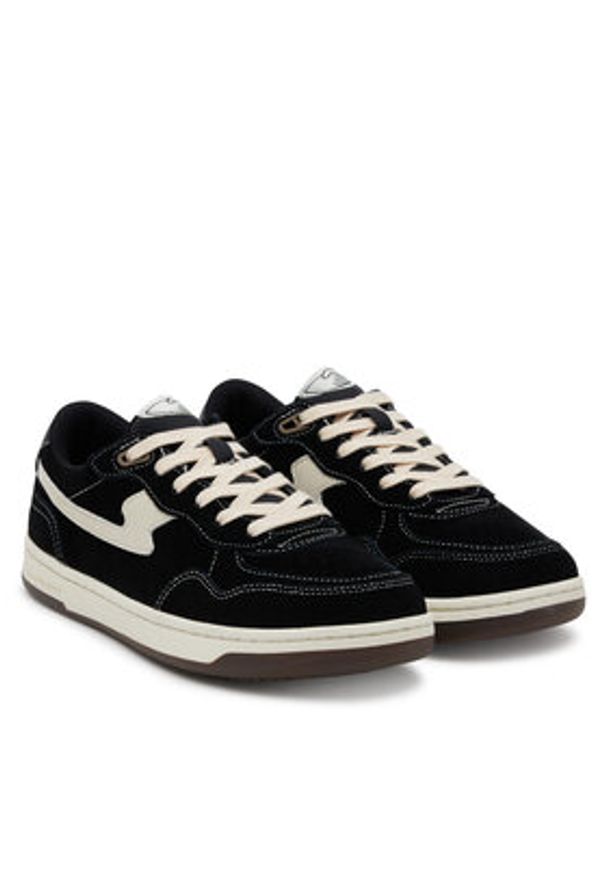 S.W.C Stepney Workers Club Sneakersy Pro Cup 01 S-Strike YQ02015 Czarny. Kolor: czarny. Materiał: zamsz, skóra