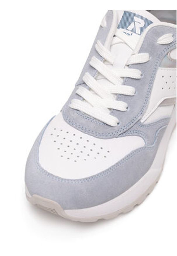 Rieker Revolution Lifestyle Sneakersy W2500-80 Niebieski. Kolor: niebieski. Materiał: zamsz, skóra