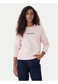 Guess Jeans Bluza W4YQ10 KC811 Różowy Classic Fit. Kolor: różowy. Materiał: bawełna #1