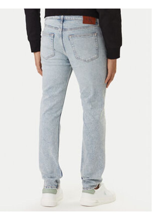 Calvin Klein Jeans Jeansy LV04RF741G Niebieski Slim Taper Fit. Kolor: niebieski