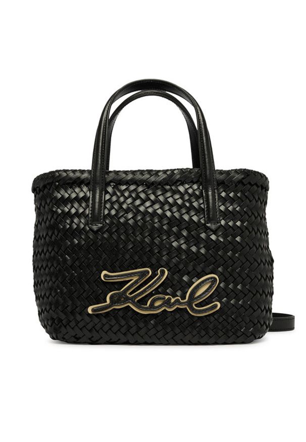 Karl Lagerfeld - KARL LAGERFELD Torebka B2W30224 Czarny. Kolor: czarny. Materiał: skórzane