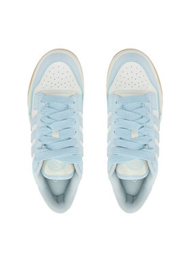 Adidas - adidas Buty do koszykówki Rapid Court Low JR3163 Błękitny. Kolor: niebieski. Materiał: skóra. Sport: koszykówka