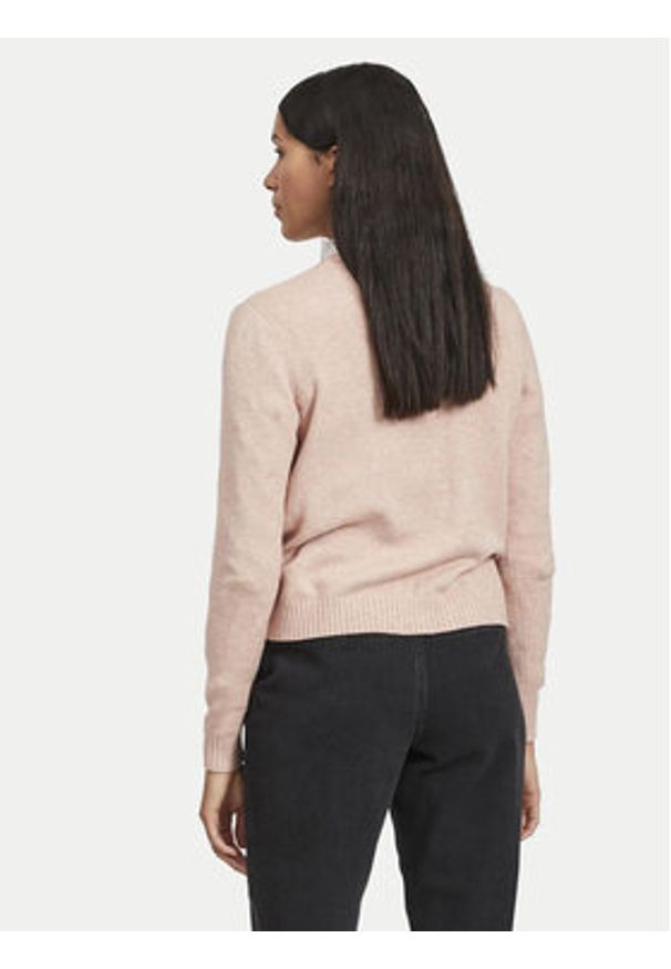 Vila Kardigan Ril 14060800 Różowy Regular Fit. Kolor: różowy. Materiał: syntetyk