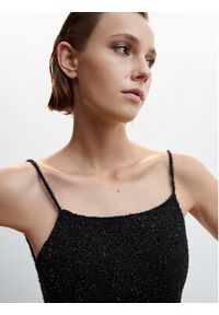 mango - Mango Sukienka koktajlowa Spider 37099100 Czarny Slim Fit. Kolor: czarny. Materiał: syntetyk, bawełna. Styl: wizytowy #8