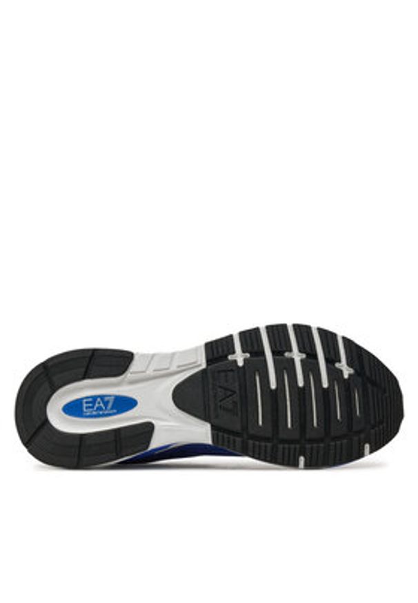 EA7 Emporio Armani Sneakersy X8X156 XK360 U018 Granatowy. Kolor: niebieski. Materiał: materiał