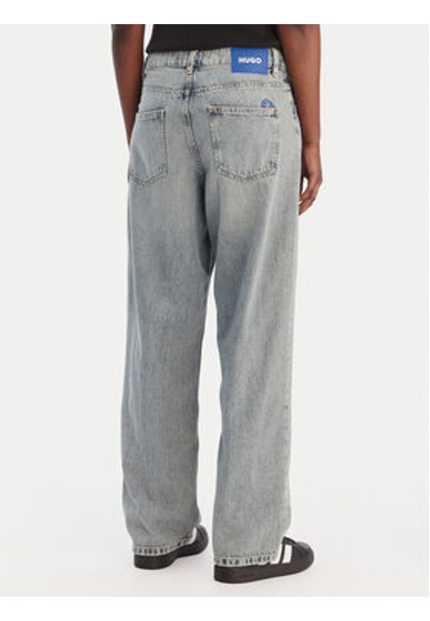 Hugo - HUGO Jeansy Leni_B 50557383 Niebieski Regular Fit. Kolor: niebieski
