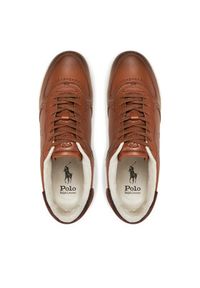 Polo Ralph Lauren Sneakersy Masters Court 809960990002 Brązowy. Kolor: brązowy. Materiał: skóra