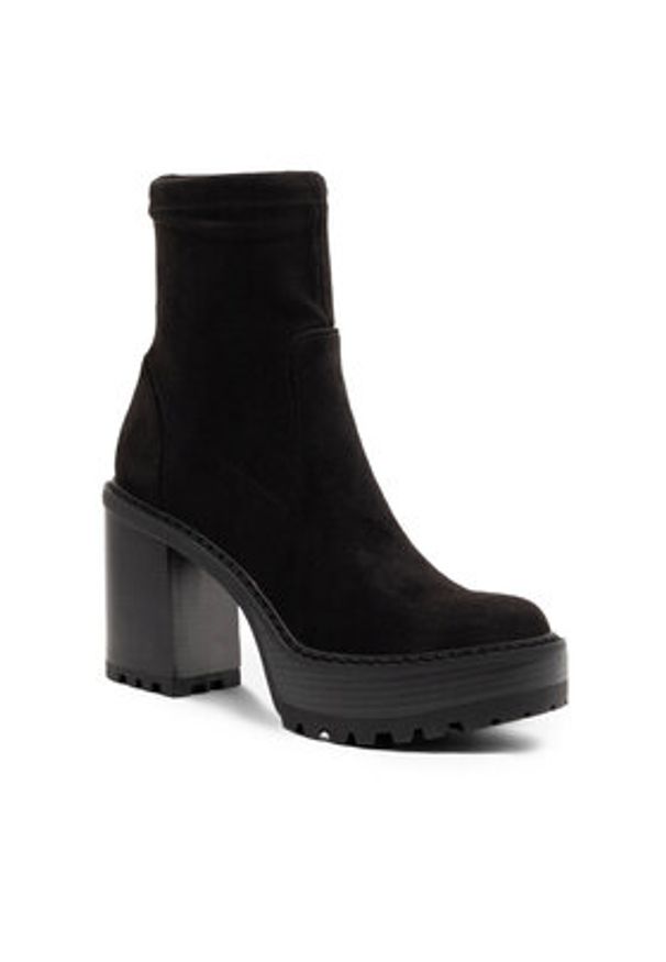 Nine West Botki SHAYLA 13151VM Czarny. Kolor: czarny. Materiał: materiał