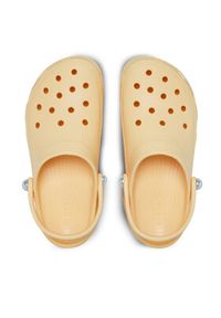 Crocs Klapki Classic Platform Pearl Clog 211231 Złoty. Kolor: złoty. Obcas: na platformie #4