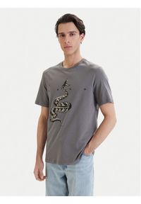 Hugo - HUGO T-Shirt Discorb 50557672 Szary Regular Fit. Kolor: szary. Materiał: bawełna #1