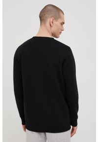 Rip Curl bluza męska kolor czarny z nadrukiem. Kolor: czarny. Materiał: bawełna. Wzór: nadruk