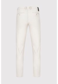 Pako Lorente - PAKO LORENTE – Męskie basicowe spodnie w kolorze ecru P23SB-WX-005-E-0. Materiał: bawełna, elastan. Długość: długie. Wzór: gładki #9