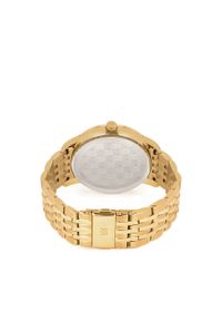 Kazar - Złoty zegarek z bordową tarczą. Kolor: złoty. Styl: elegancki #4