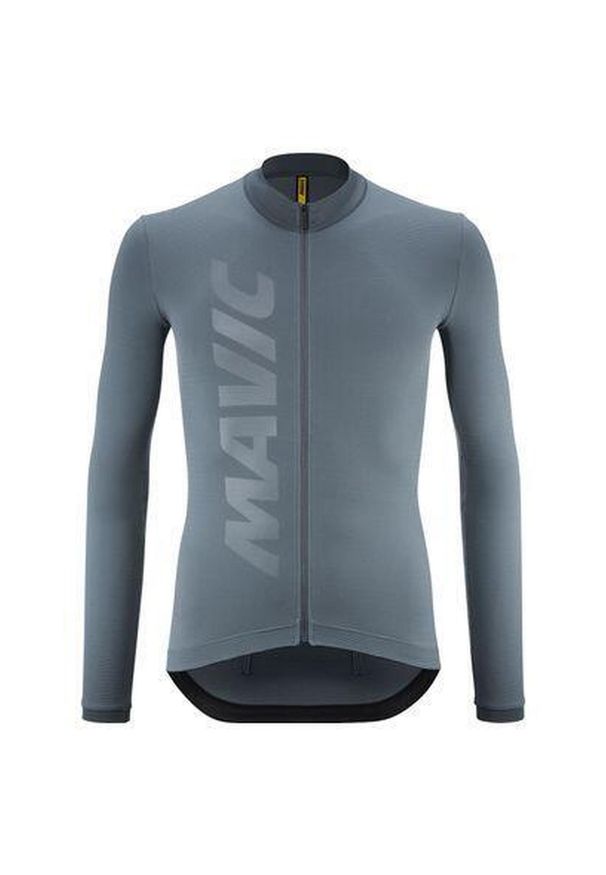 MAVIC - Dżersej z długim rękawem Mavic Aksium. Kolor: niebieski. Materiał: jersey. Długość rękawa: długi rękaw. Długość: długie. Sport: kolarstwo