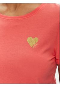 only - ONLY T-Shirt Kita 15244714 Różowy Regular Fit. Kolor: różowy. Materiał: bawełna