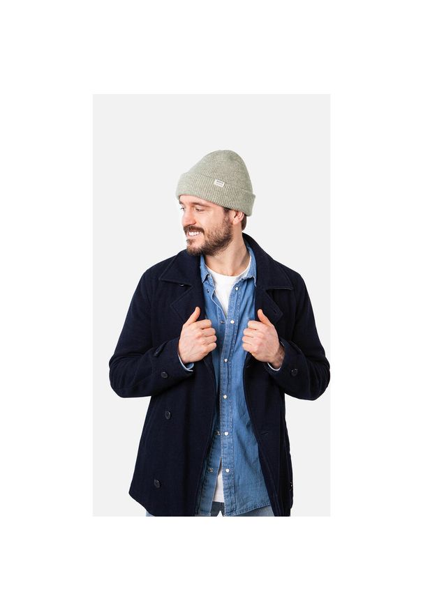 Czapka Barts Deanz. Kolor: zielony. Materiał: wełna. Styl: elegancki