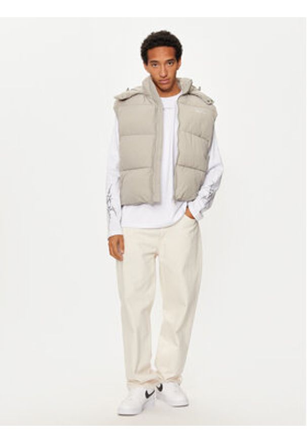 Karl Kani Kamizelka Small Signature 60720003 Szary Regular Fit. Kolor: szary. Materiał: syntetyk